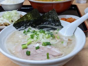 青ネギラーメン太七の新メニューこく塩ラーメン