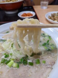 青ネギラーメン太七のこく塩ラーメン